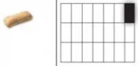 Grille standard inox tefloné 21 divisions ; 120 - 250gr ; 72x138mm